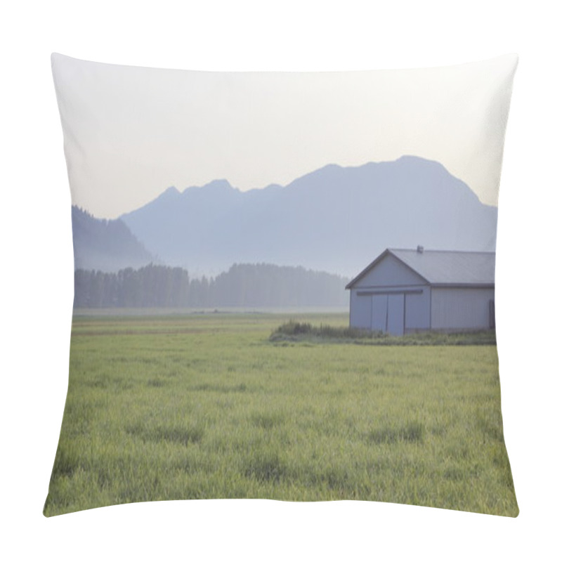 Personality  Early Morning Farm Acreage Pillow Covers