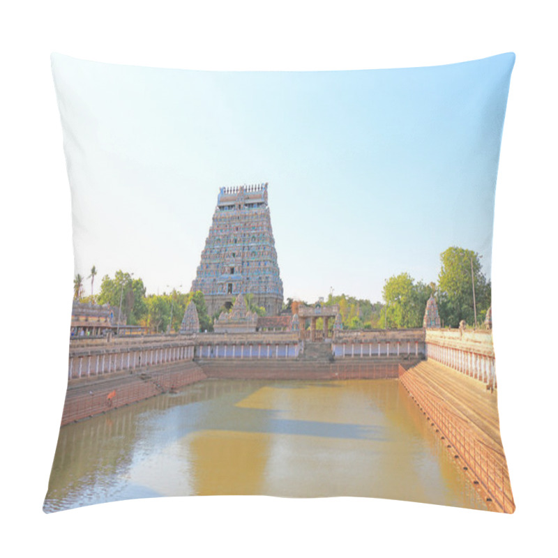 Personality  Massive Ancient Temple Complex Chidambaram Tamil Nadu India Pillow Covers