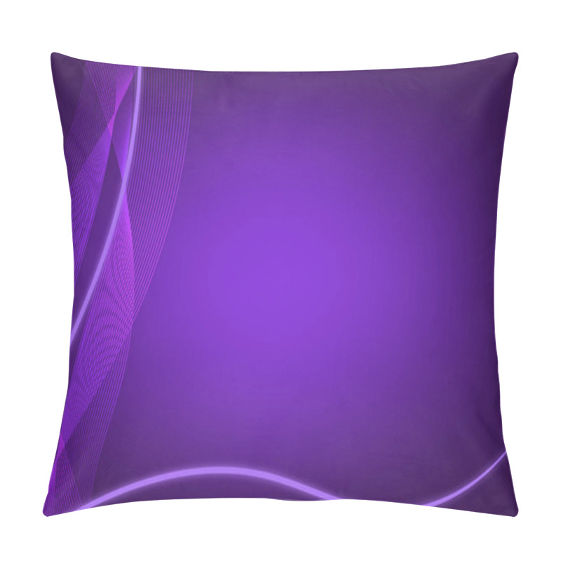 Personality  Purple Waveform Vector Background Pillow Covers