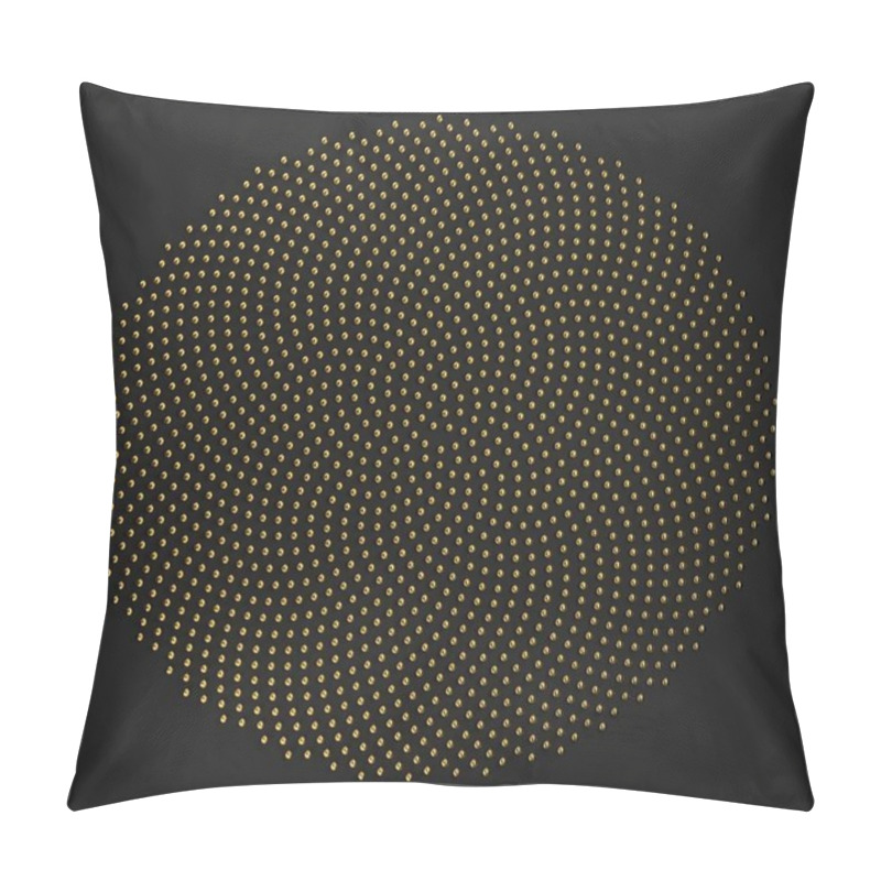 Personality  Dotted fibonacci spiral. Abstract flower.  pillow covers