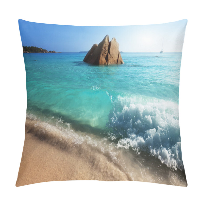 Personality  Anse Lazio Beach On Praslin Island In Seychelles Pillow Covers