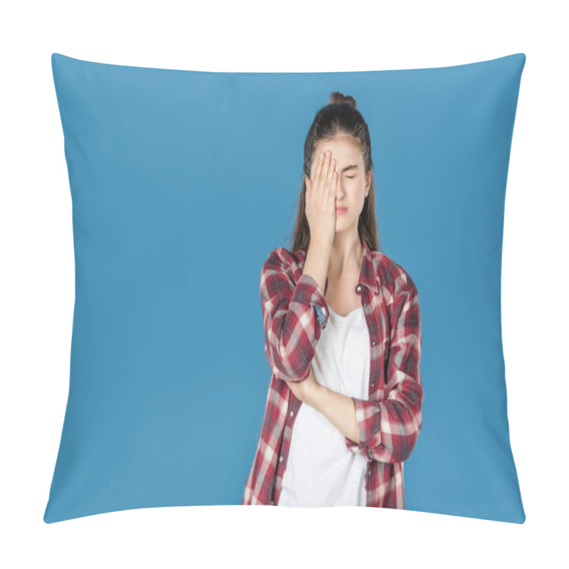 Personality  Ashamed Teen Girl Pillow Covers