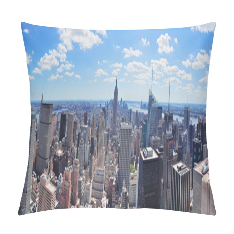 Personality  New York City Manhattan Panorama Pillow Covers