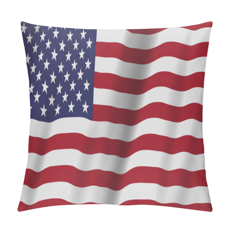 Personality  USA Flag Stars And Stripes Background For Your US Or Patriotic Background Pillow Covers