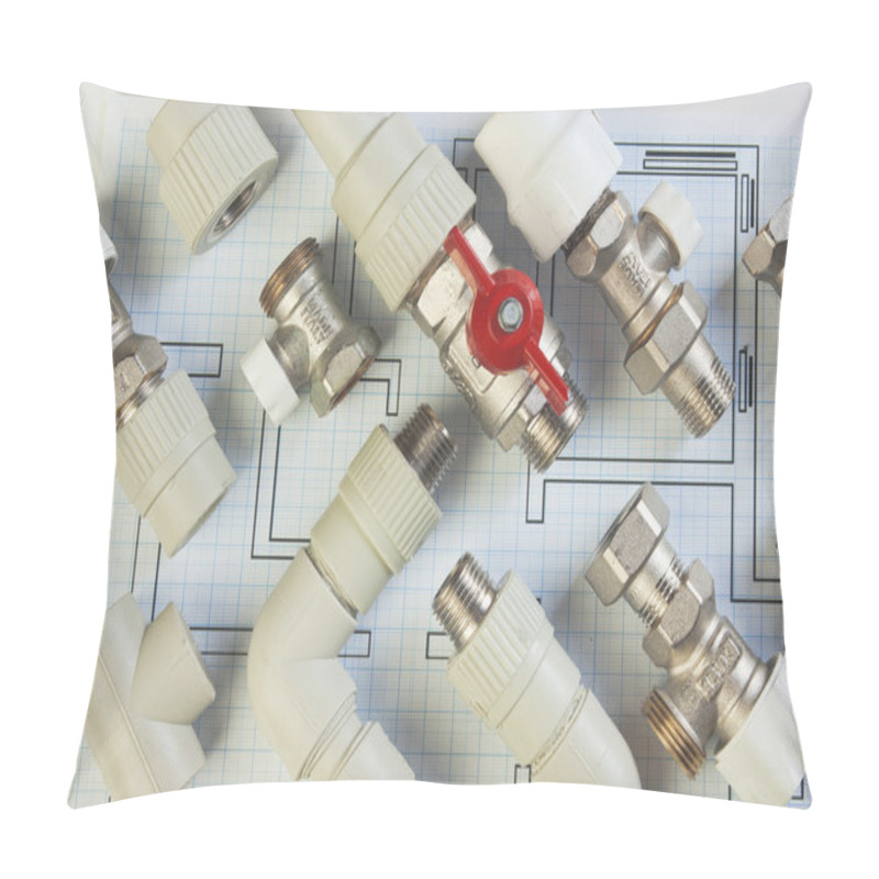 Personality  Several Plumbing Fixtures Pillow Covers