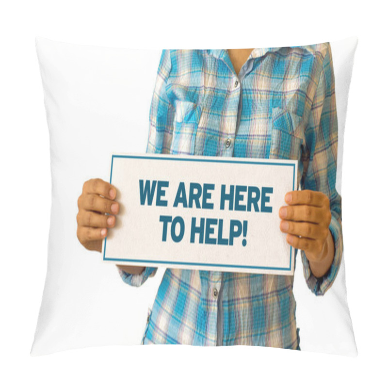 Personality  We Are Here To Help Pillow Covers