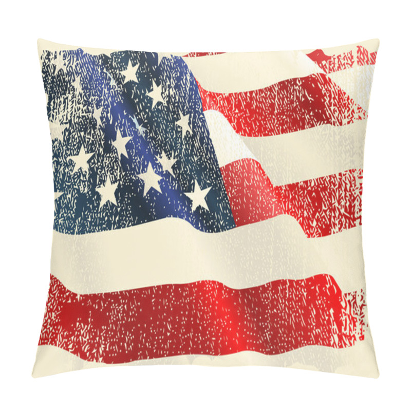 Personality  USA Flag Theme Pillow Covers