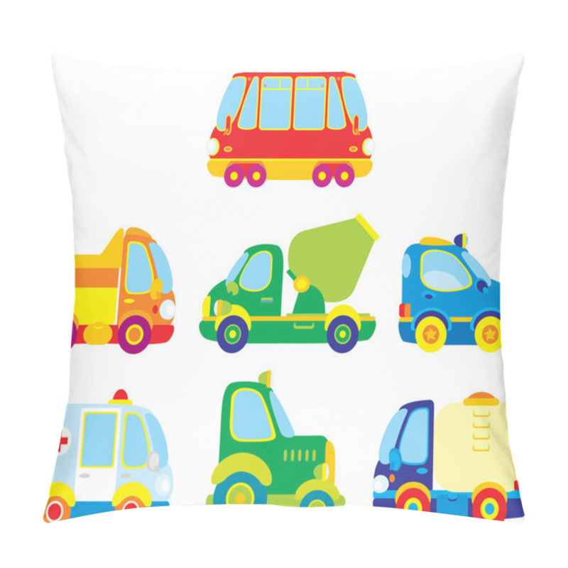 Personality  Cartoon Cars Pillow Covers