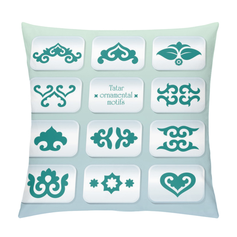 Personality  Tatar Ornamental Motifs Pillow Covers