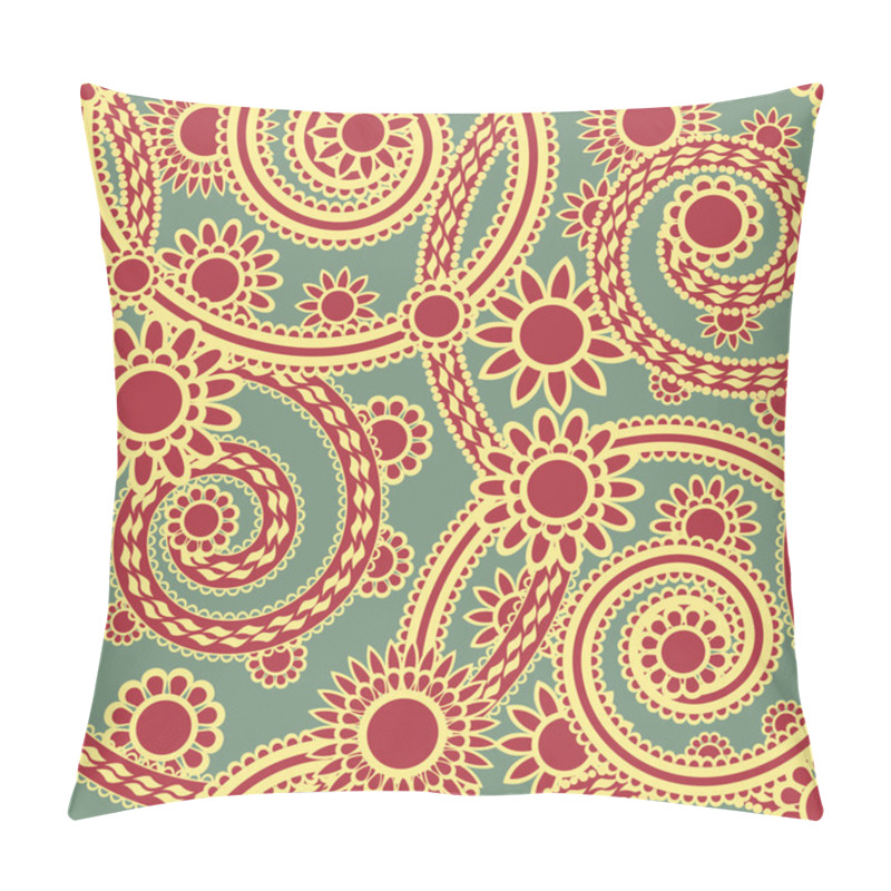 Personality  Paisley Style Seamless Ornament Pillow Covers