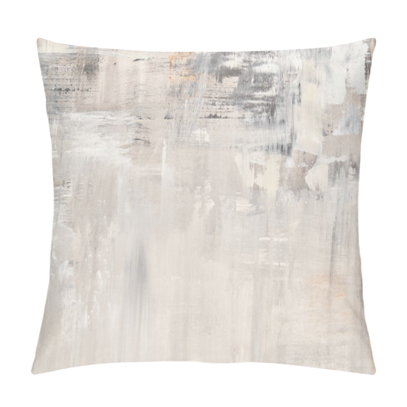 Personality  The Light Texture Of The Canvas With Dark Spots. A Modern Drawing For Design. Grunge Style Background, Messy Style With Space To Copy. A Place For Your Design. High Quality Photo Pillow Covers