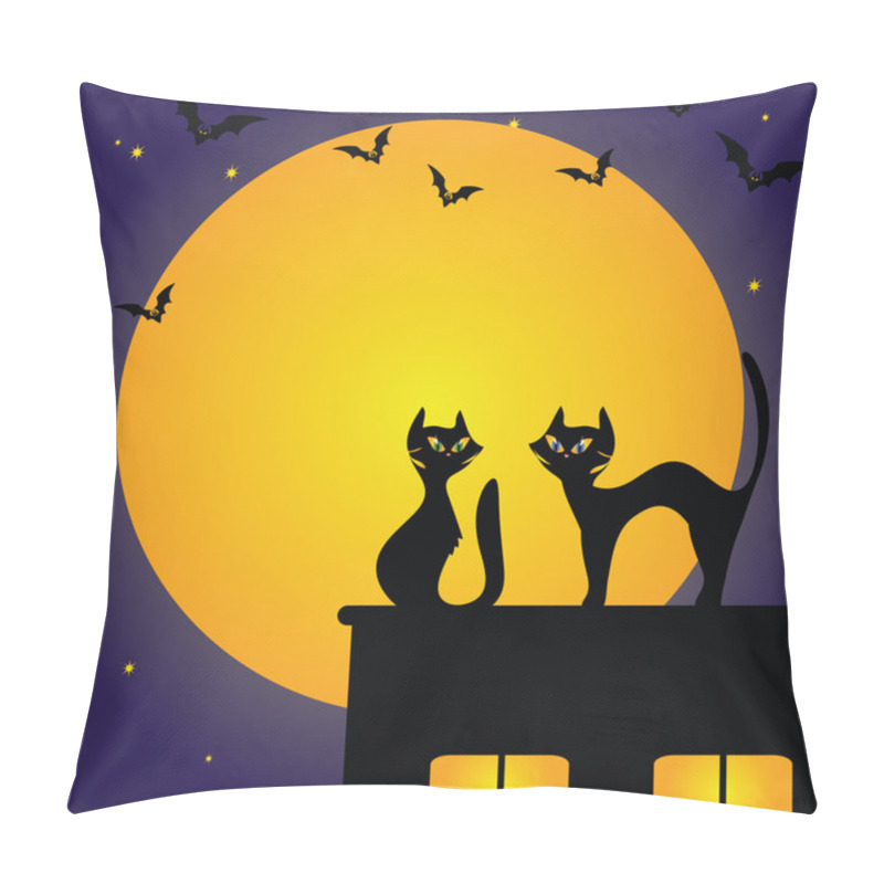 Personality  Halloween Background Pillow Covers