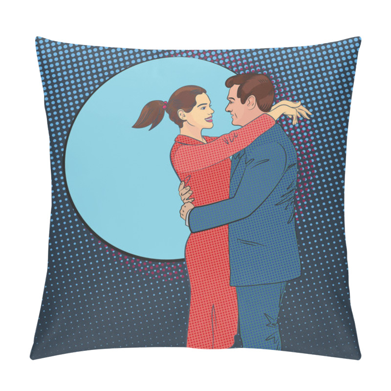 Personality  Stylish Couple Hugs Pillow Covers