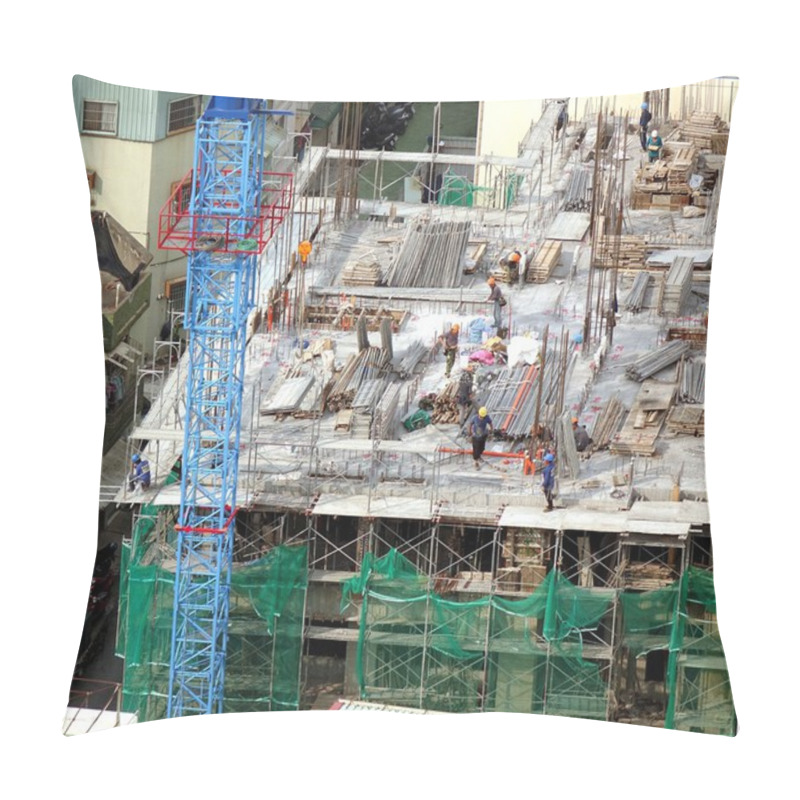 Personality  Residential Building Construction Pillow Covers