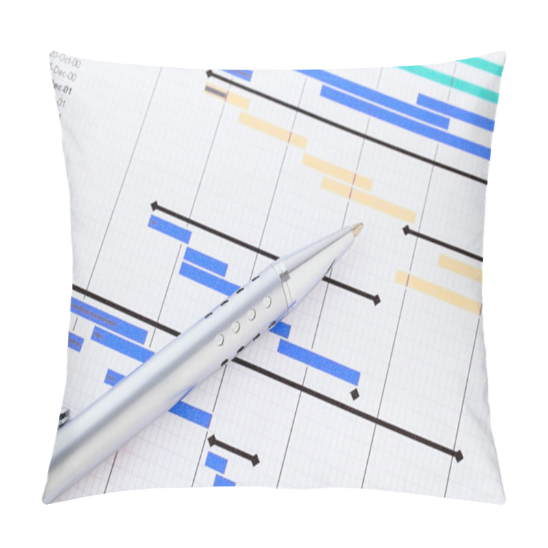 Personality  Gantt Chart Pillow Covers