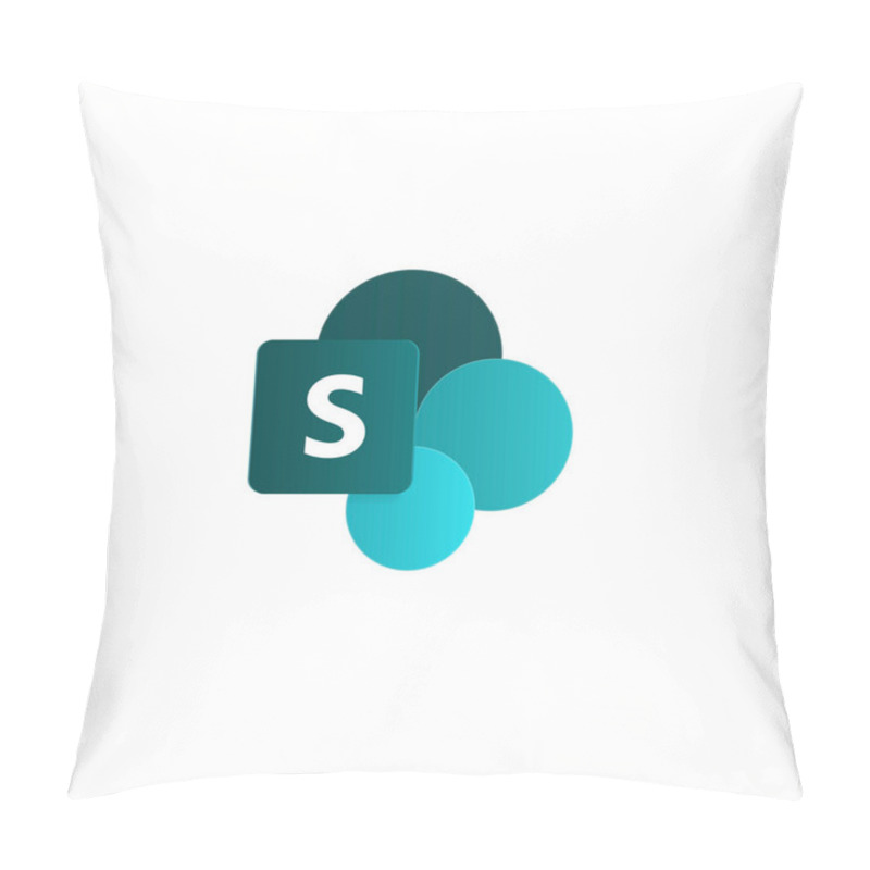 Personality  New Share Point Icon From Popular Program Office Microsoft Pillow Covers