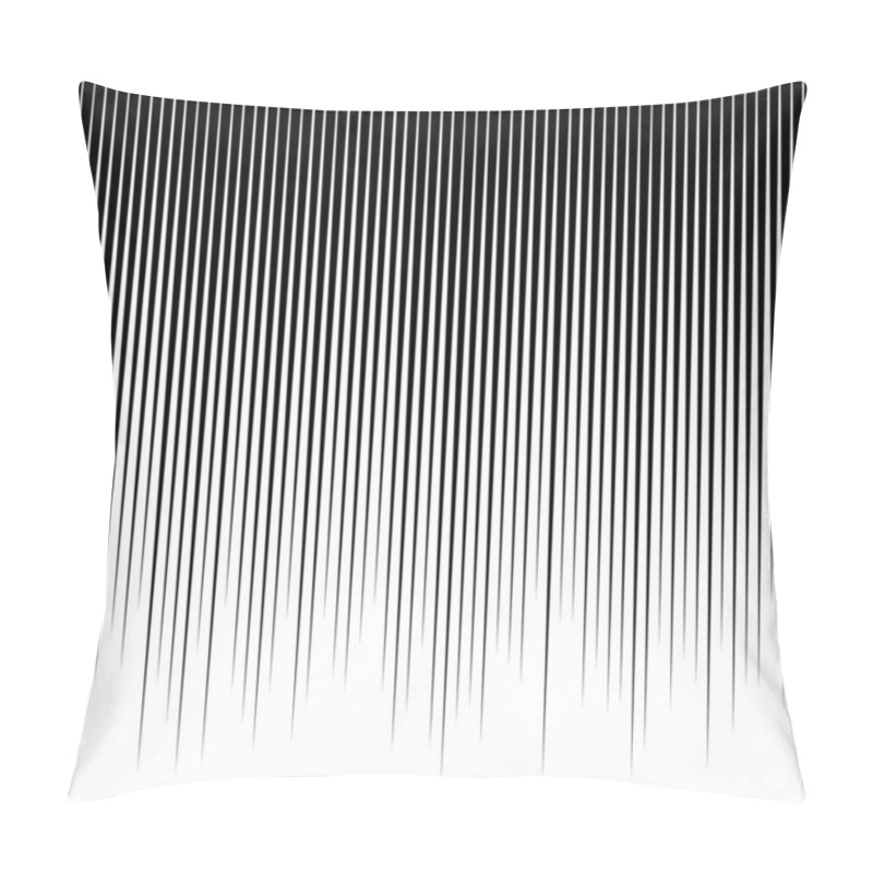 Personality  Japanese Manga Effect Line From Top To Bottom Pillow Covers