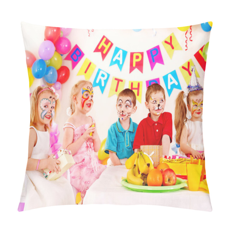 Personality  Children Happy Birthday Party . Pillow Covers