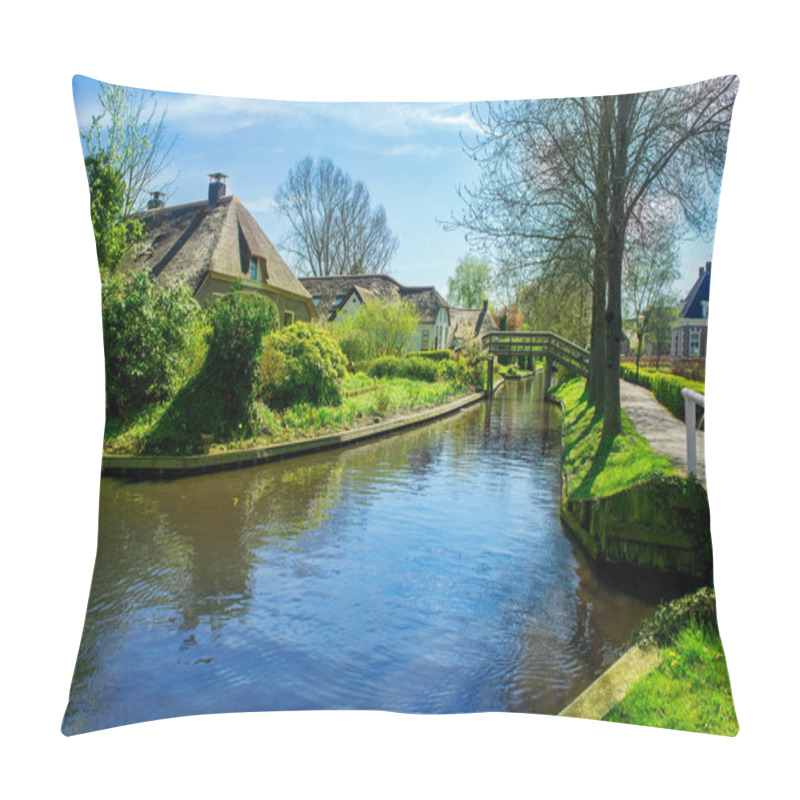 Personality  Spring In Giethoorn, The Netherlands Pillow Covers