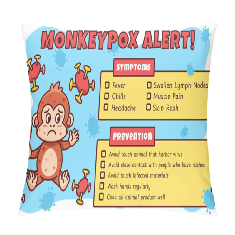 Personality  Alert Publication To Prevent From Monkeypox Outbreak. Pillow Covers