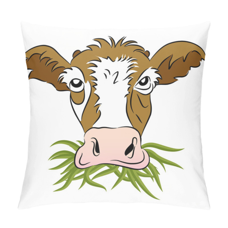 Personality  Grass Fed Cow Pillow Covers