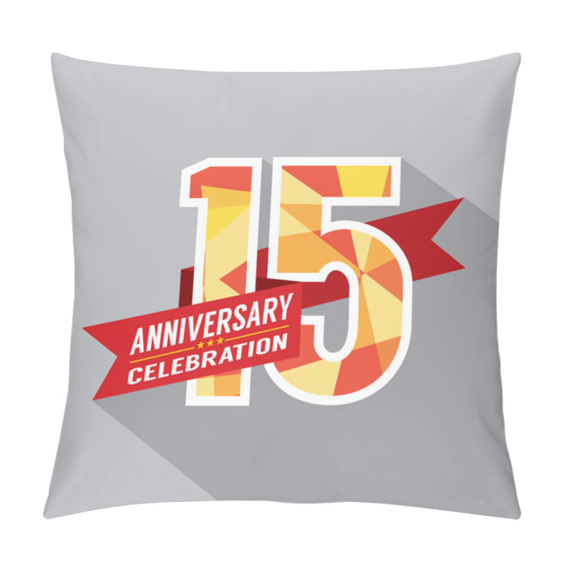 Personality  15th Years Anniversary Celebration Design Pillow Covers