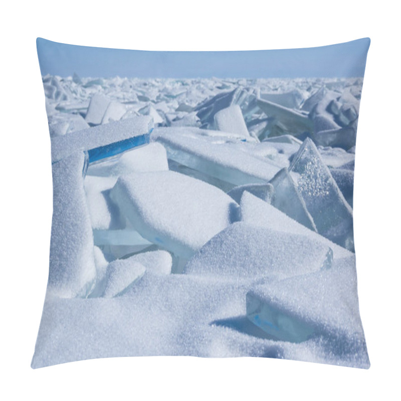 Personality  View Of Hummocks On Lake Baikal, Siberia, Russia Pillow Covers