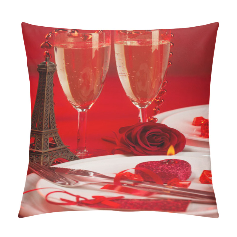 Personality  Romantic Dinner In Paris Pillow Covers