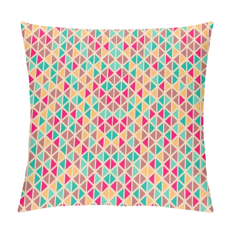 Personality  Abstract Geometric Triangle Seamless Pattern.  Pillow Covers