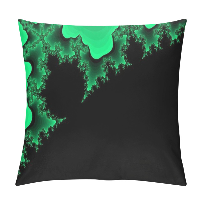 Personality  Spring Green Fractal Background Pillow Covers