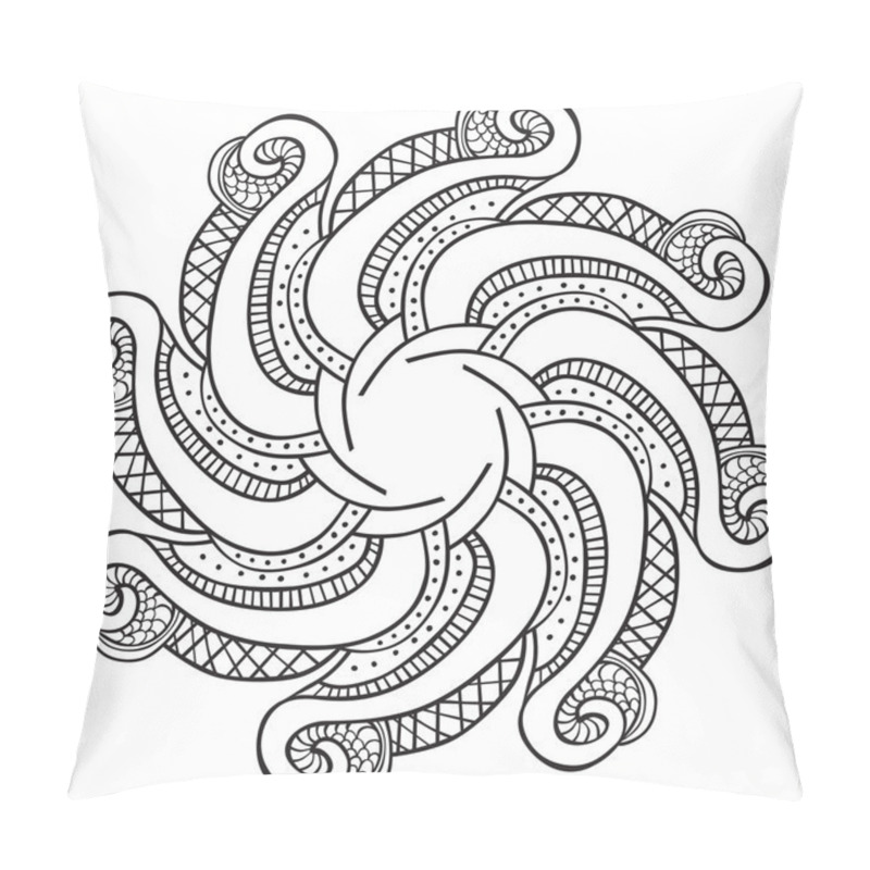 Personality  Hand Drawn Ornament Pillow Covers