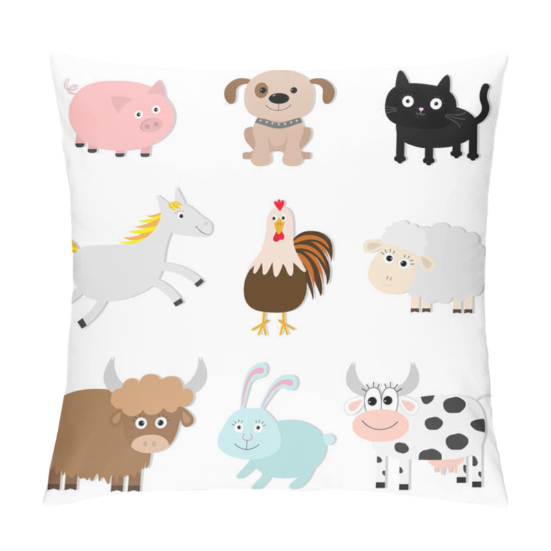 Personality  Farm Animals Set Pillow Covers