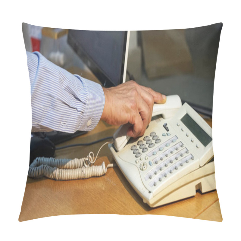 Personality  The Employee In The Office Answers The Call Pillow Covers