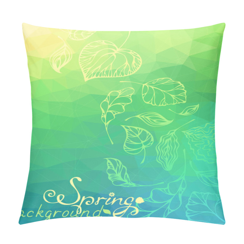 Personality  Spring Geometric Background. Pillow Covers