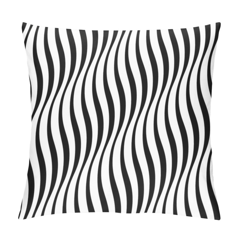 Personality  Wavy Stripes Seamless Pattern Pillow Covers