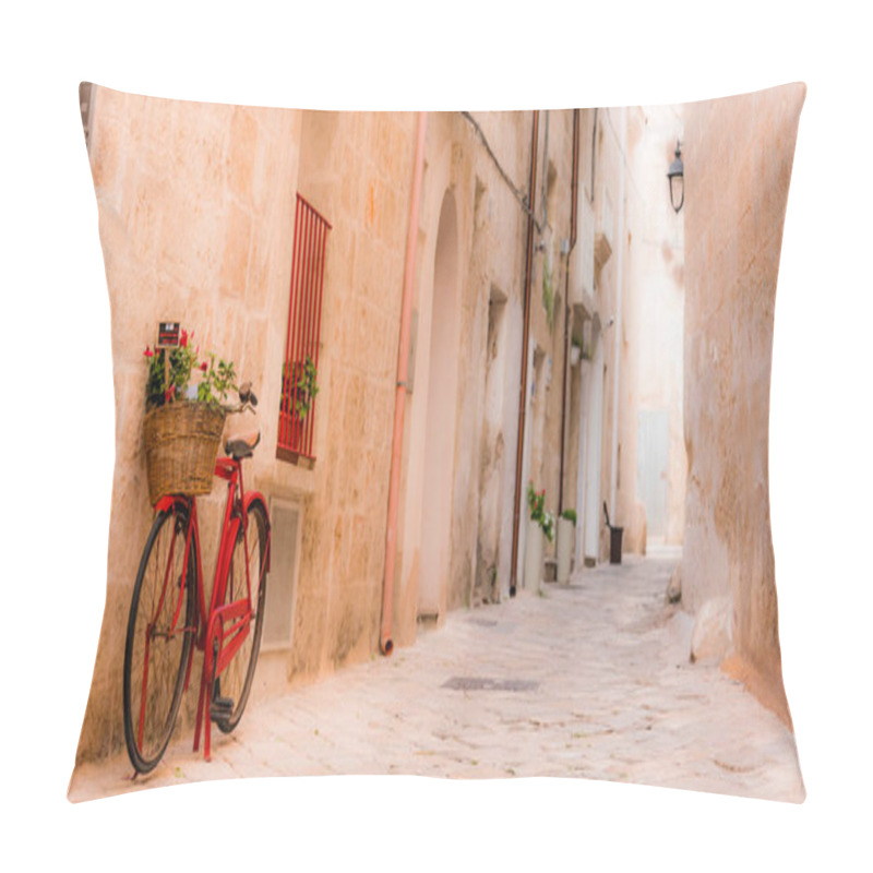 Personality  Historic Architecture Of Monopoli, Apulia, Italy Pillow Covers