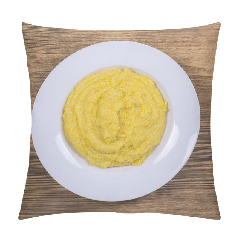 Personality  Kulesha - Hutsul Corn Porridge, Cooked On Water, Served With Cheese, Butter, Cheese And Sour Cream, Western Ukraine Pillow Covers