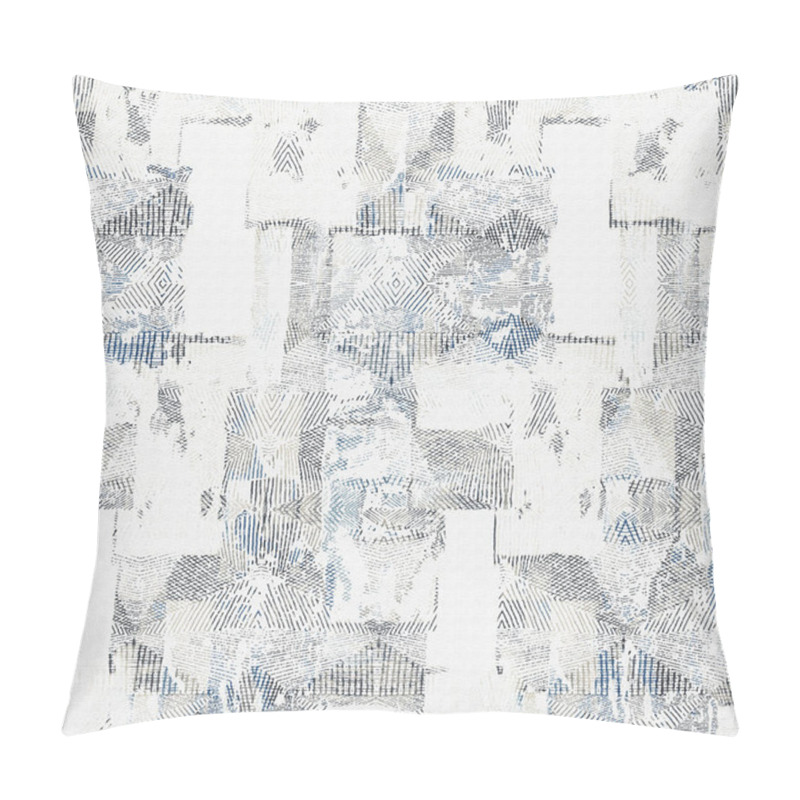 Personality  High-definition Geometry Texture Repeat Pattern On A Creative Texture Surface Pillow Covers