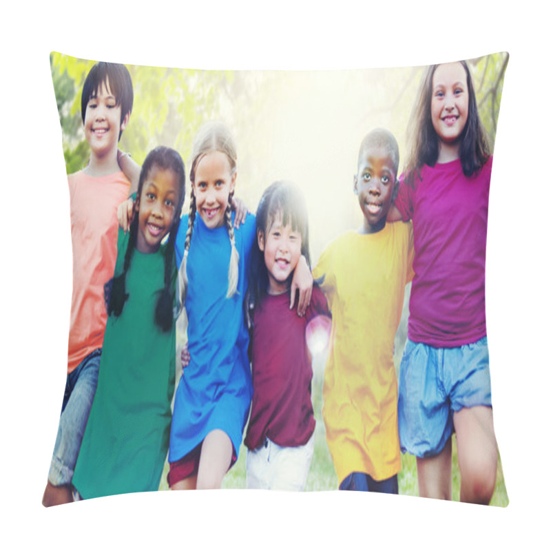 Personality  Children Friendship And Togetherness Pillow Covers