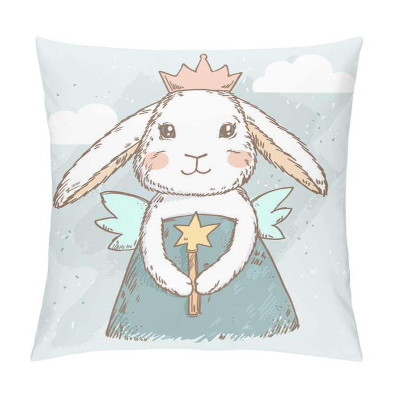 Personality  Fairy Princess Rabbit Pillow Covers