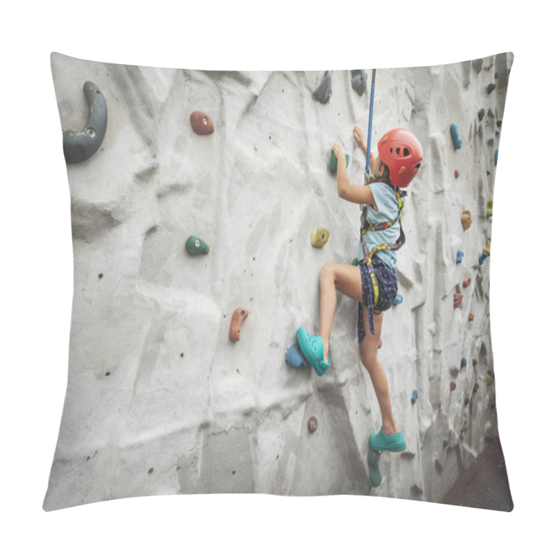 Personality  The Child Learns Climbing. Climbing Wall. Pillow Covers