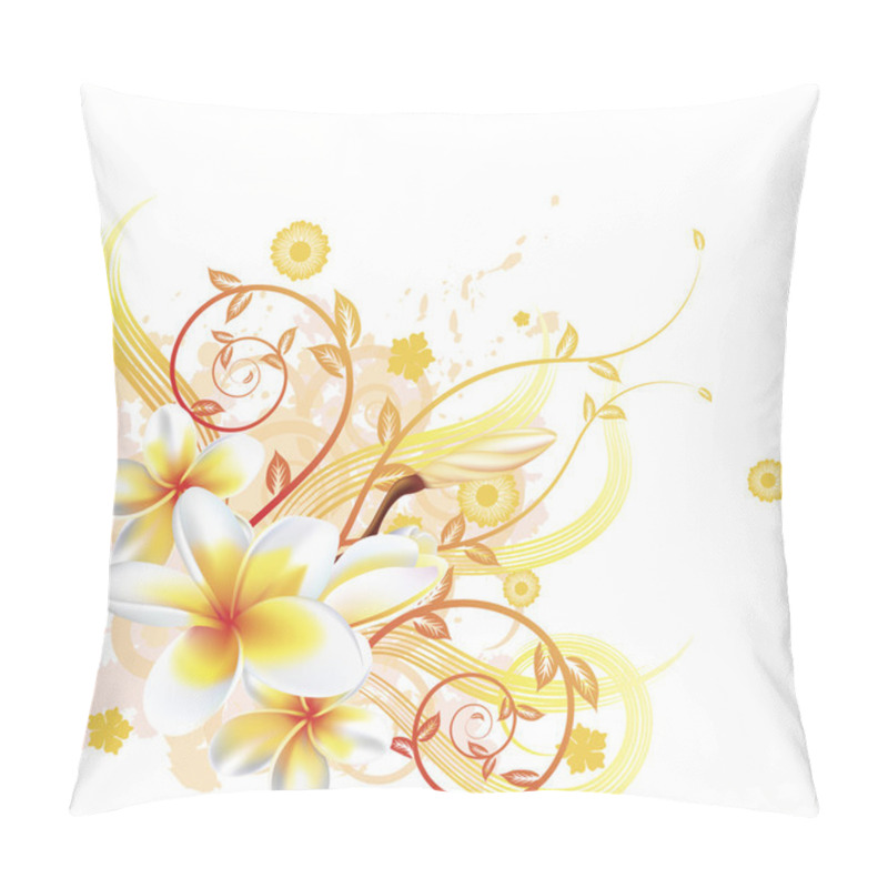 Personality  Cool Floral Background Pillow Covers