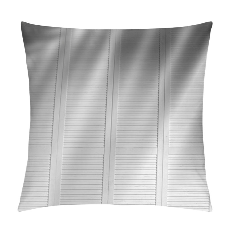 Personality  Gray Wooden Wall With Shadow Texture Pillow Covers