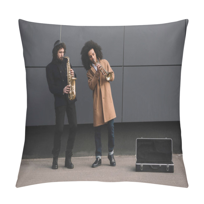 Personality  Street Musicians Pillow Covers