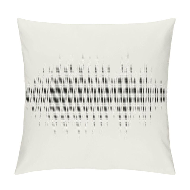 Personality  Vector Sound Waves Set. Audio Equalizer Technology, Pulse Musical. Vector Illustration Pillow Covers