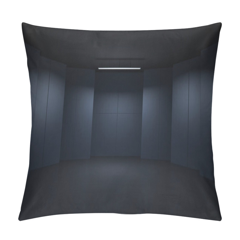 Personality  3D Rendering Minimalist And Modern Design Studio Room Space Background, Low Key Lighting . Pillow Covers