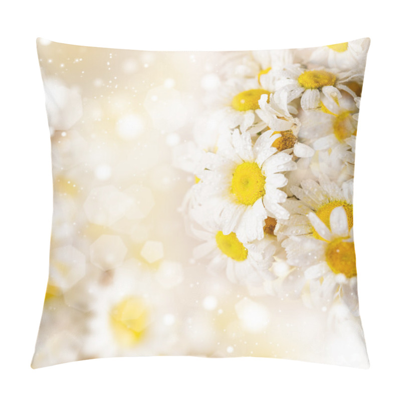 Personality  White Daisies Pillow Covers