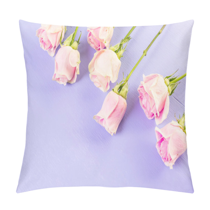 Personality  Beautiful Pink Roses Pillow Covers