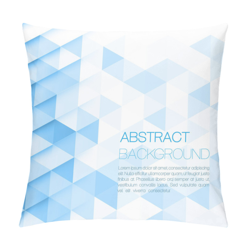 Personality  Abstract Triangular Background Pillow Covers