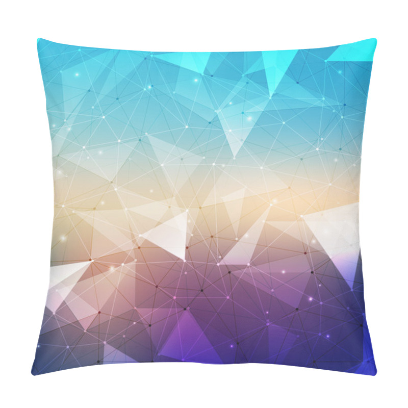 Personality  Connections Abstract Background Pillow Covers